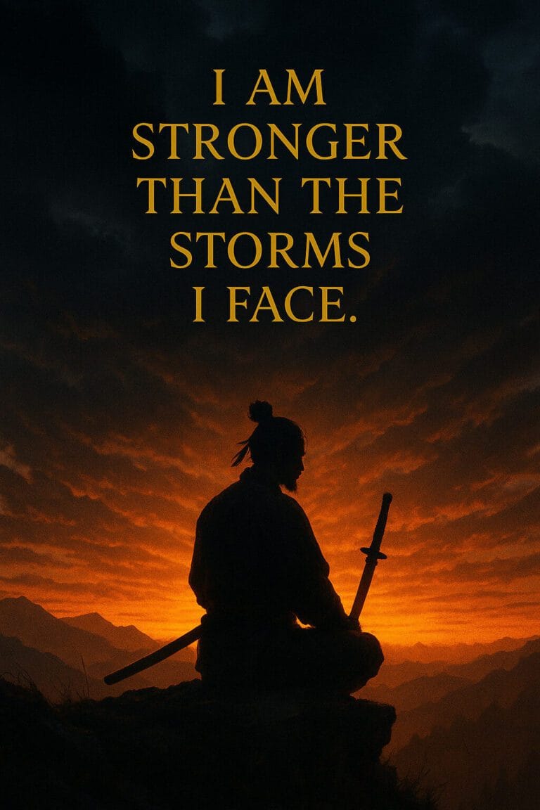 I Am Stronger Than The Storms I face
