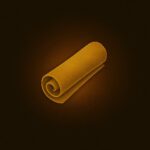 small glowing scroll icon