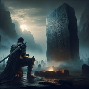 The Stone That Waited: A Warrior's Silent Vow —