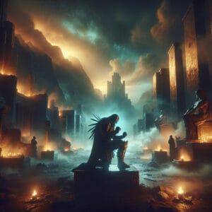 The Warrior Who Kneels: The Strength of a Humble Heart —