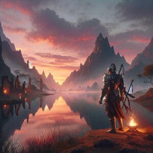 The Warrior at the Riverbank: A Ritual of Unbroken Will —