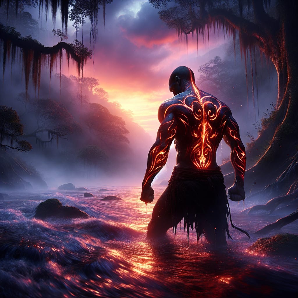 The Warrior at the Riverbank: A Ritual of Unbroken Will — 