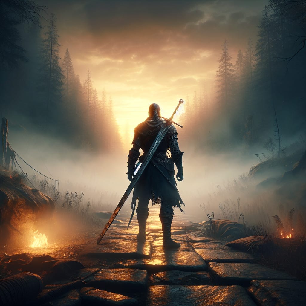 The Broken Sword Warrior: A Legend of Mythic Resilience — 