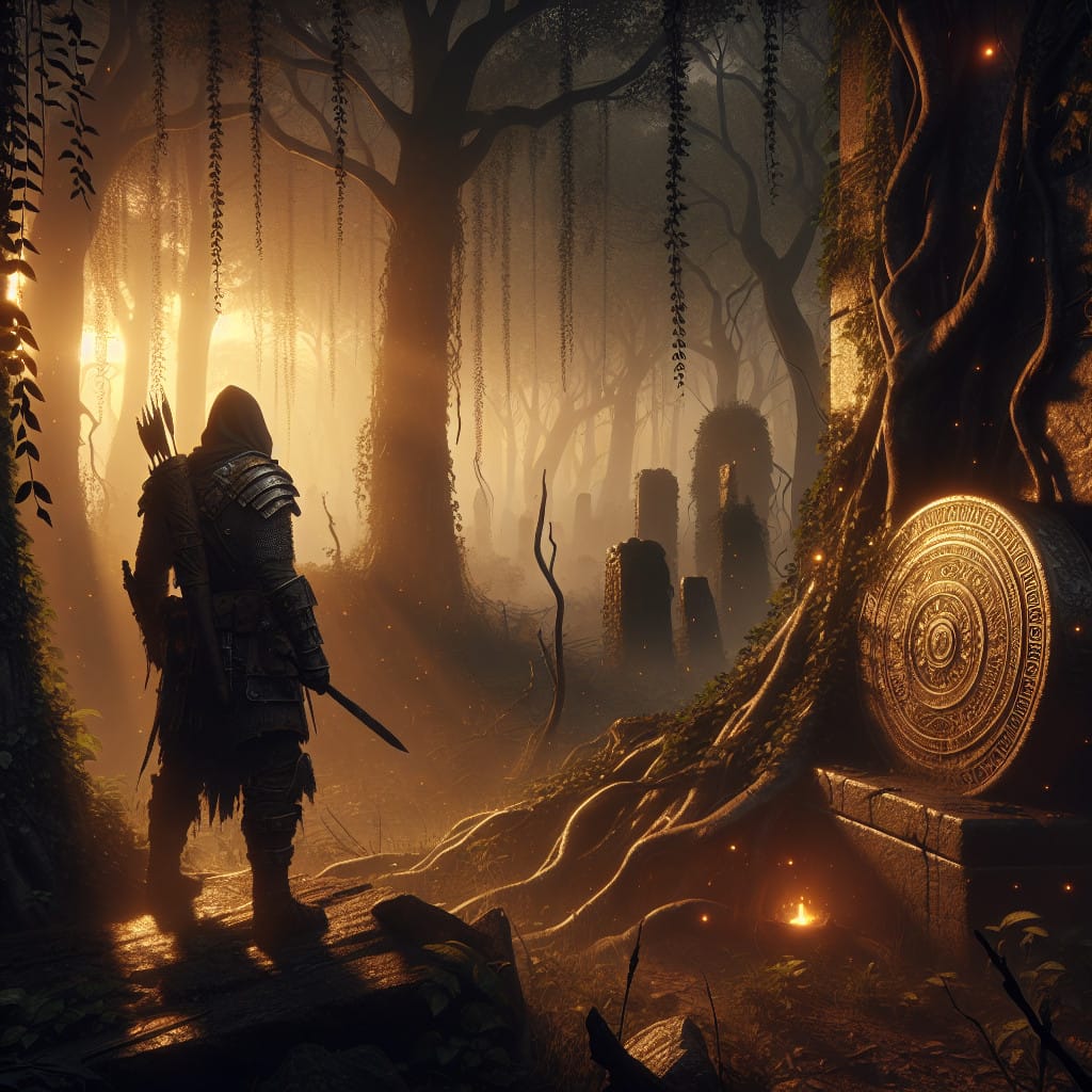 The Warrior's Silent Strength: An Unstruck Drum —