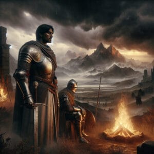 The Unbroken Thread: Warrior Resilience in Mythic Armor —