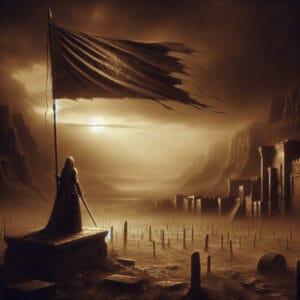 Warrior Honor in the Clean Banner Lowered —