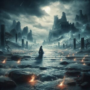 The Warrior Who Stood in the River of Time —