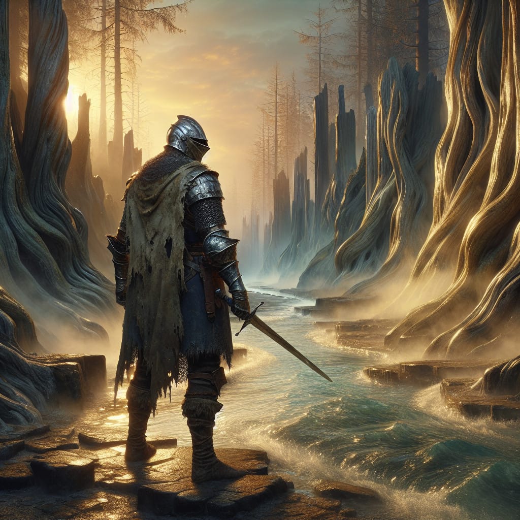 The Warrior Who Stood in the River of Time — 