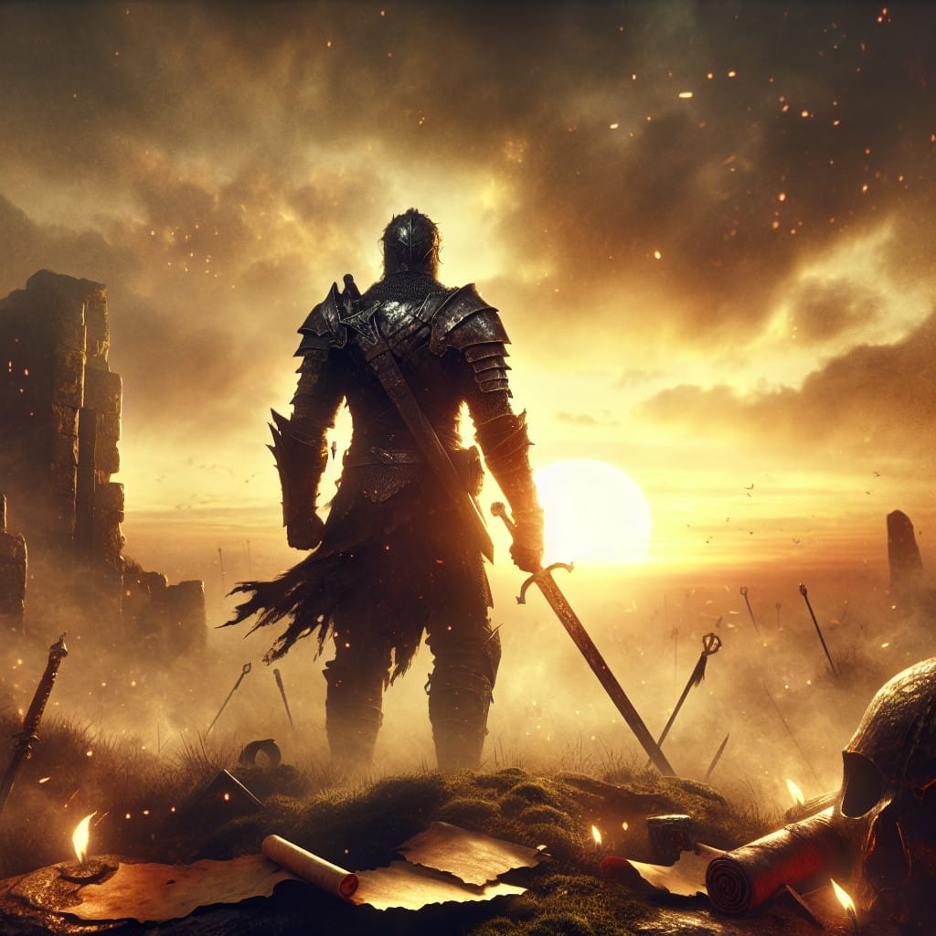 The Unbroken Flame: A Mythic Warrior Legacy —