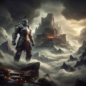 The Steel Warrior's Resilience: A Cloud Forged in Myth —