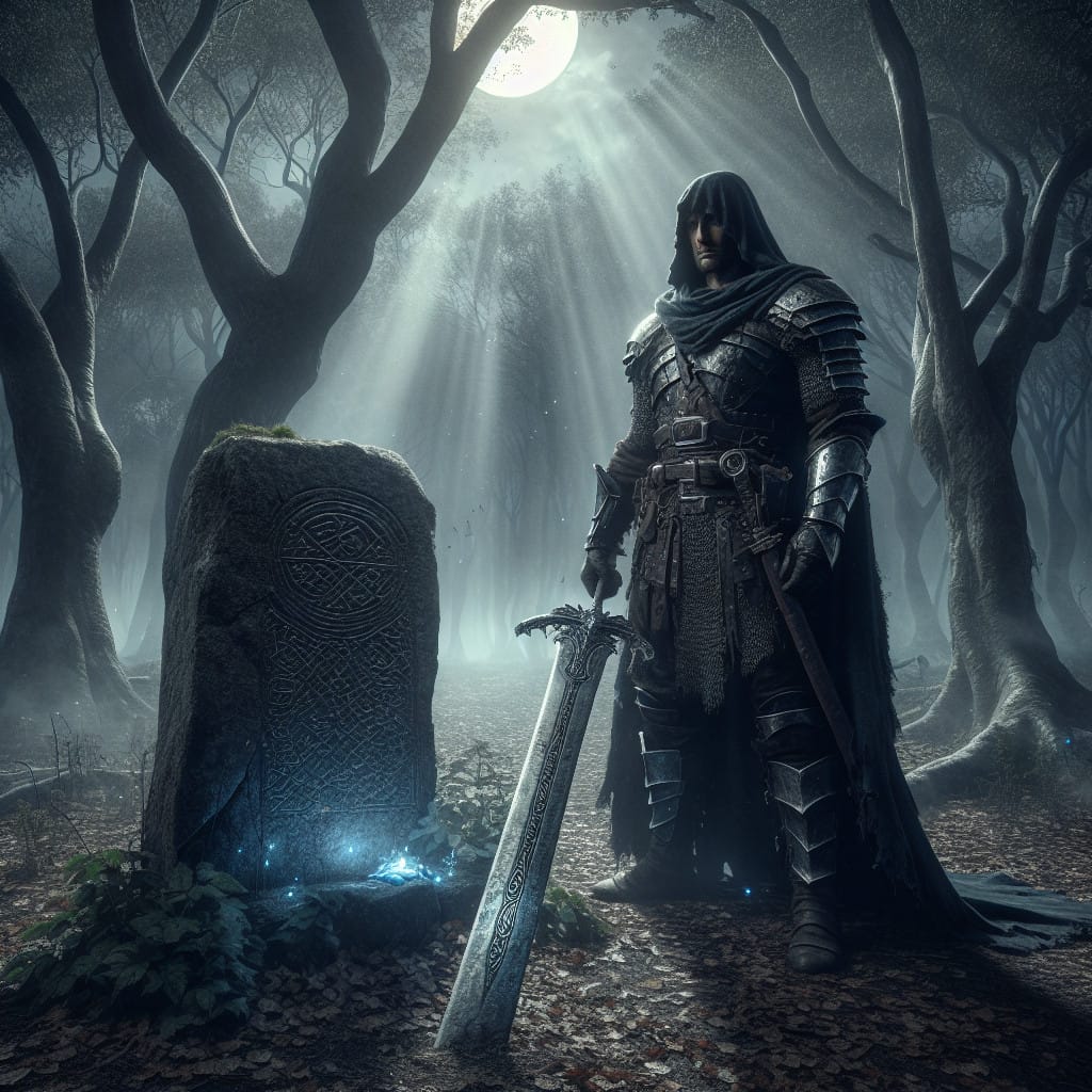 The Fallen Warrior's Redemption: A Sword Turned Flat — 