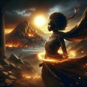 The Warrior and the Wind: An Epic Tale of Elemental Fury and the Hero's Path —