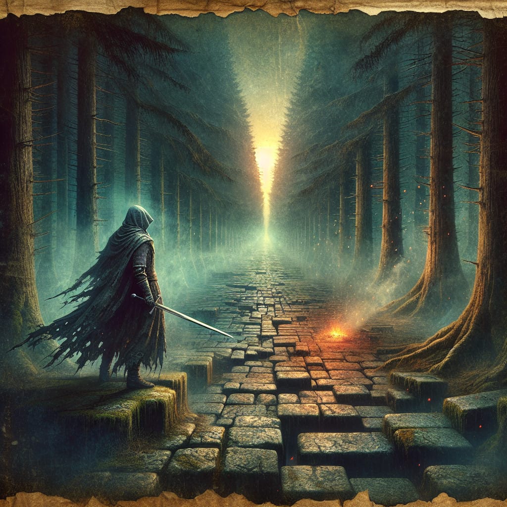 The Warrior of the Forgotten Road: An Epic Quest of Blood and Shadow — 