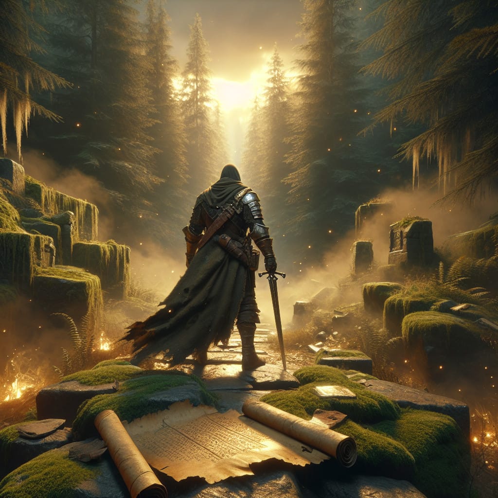 The Warrior of the Forgotten Road: An Epic Fantasy Journey of a Mythical Hero — 